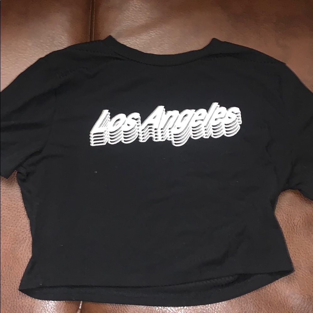 LA crop top
